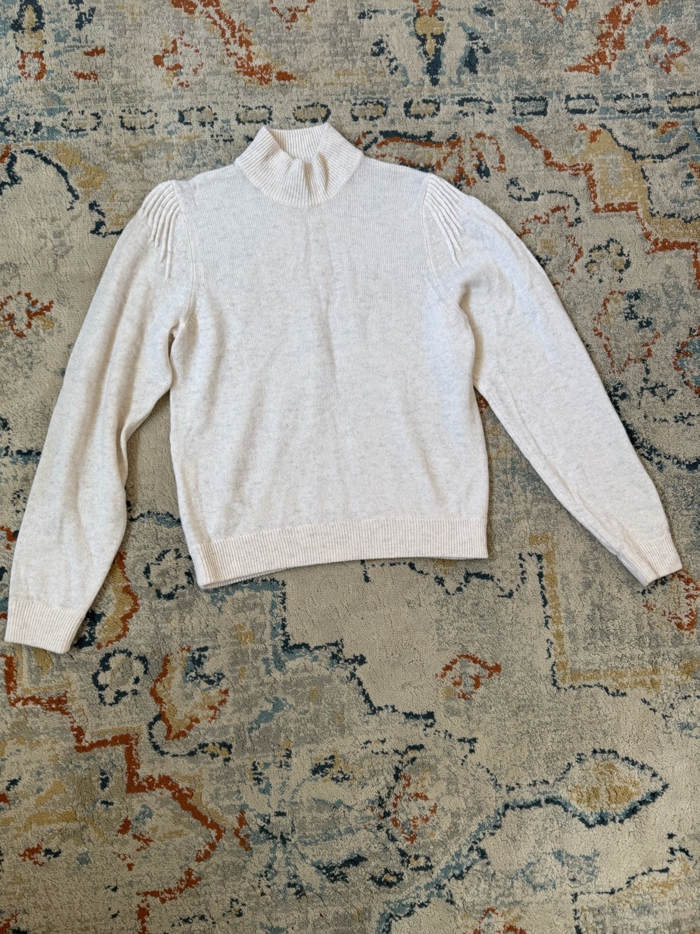 Aqua Cream Cashmere Sweater